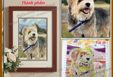 Tranh Thêu Chữ Thập Từ Ảnh Cá Nhân – Biến Ký Ức Thành Nghệ Thuật