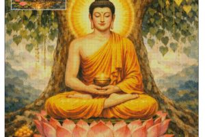 TRANH THÊU PHẬT THÍCH CA MÂU NI