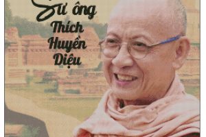 Tranh thêu chân dung Sư ông Thích Huyền Diệu – Vẻ đẹp tâm linh trong từng mũi chỉ