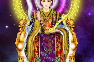Tranh thêu Diêu Trì Địa Mẫu