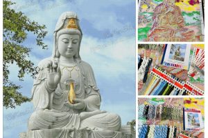 Tranh thêu Quan Âm Bồ Tát – Vẻ đẹp của lòng từ bi và sự an lành